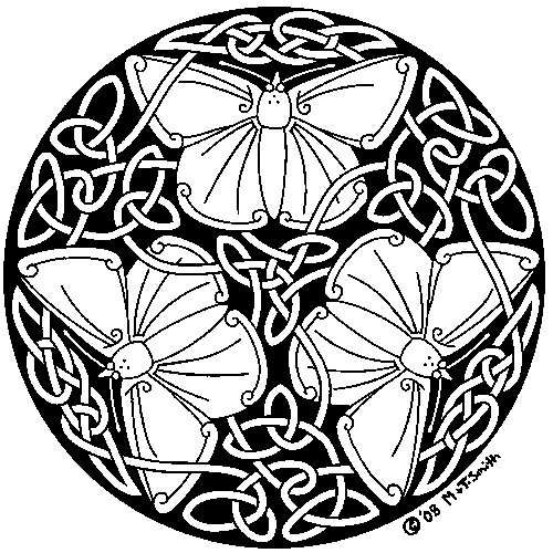 Butterfly, Knotwork